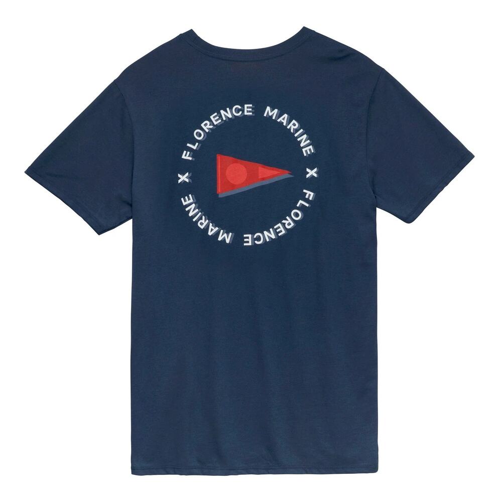 Florence Marine X Men's T-Shirt Masthead Organic Short Sleeve Crewneck Tee